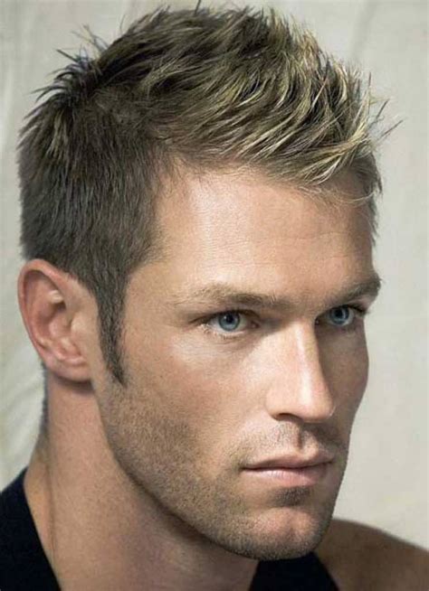 mens spiky haircuts|spiky blonde hair men.